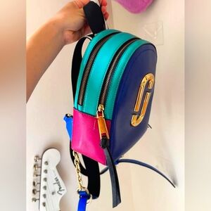 Marc Jacobs Color Block Pack Shot Mini Backpack